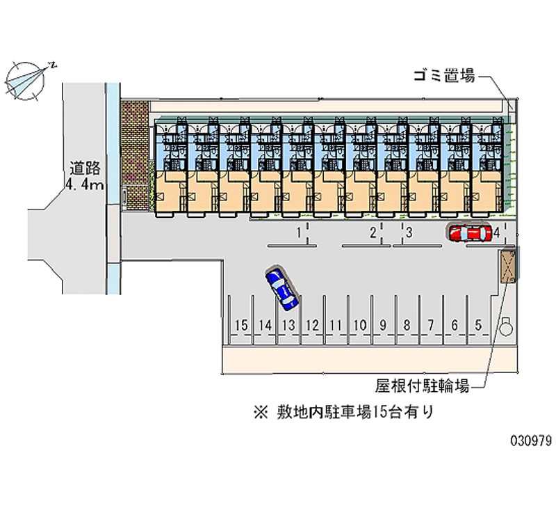 レオパレスユウキ 月極駐車場