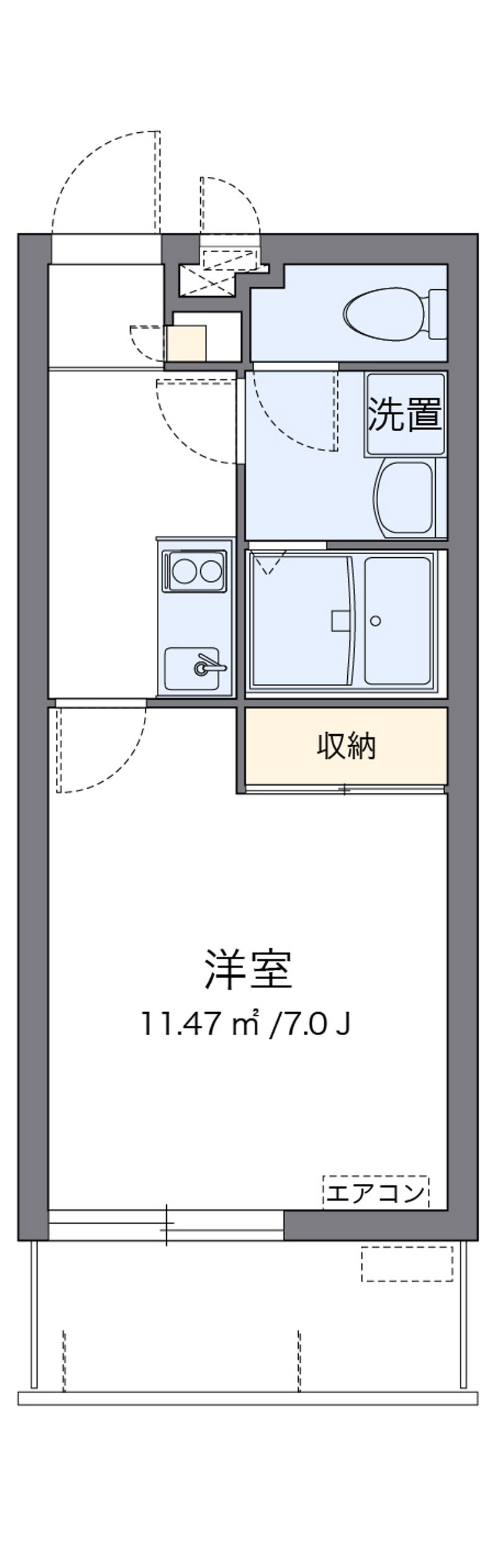 クレイノさんだんかⅡ 間取図