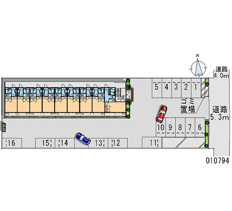 10794 Monthly parking lot