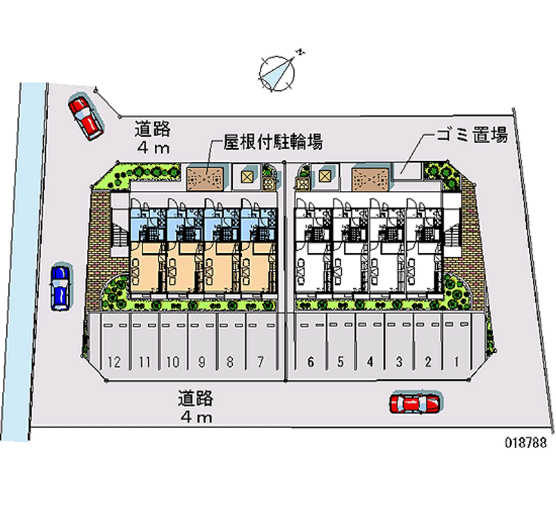 レオパレスグルーテンＢ 月極駐車場