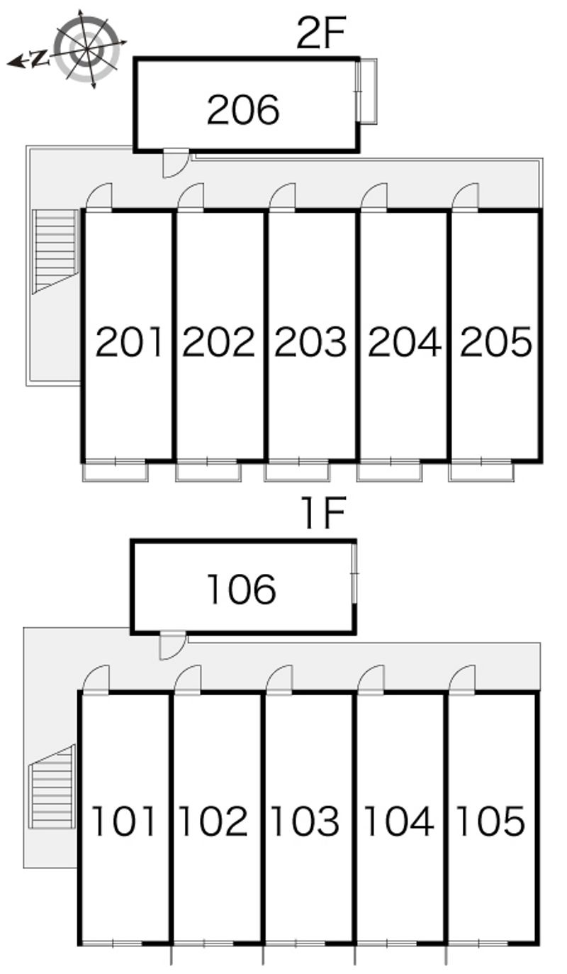 レオパレス和 間取り配置図