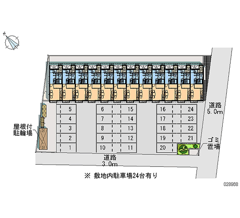 28968 Monthly parking lot