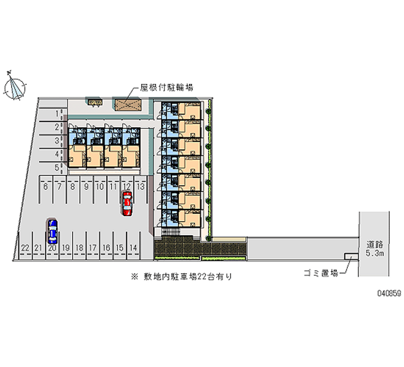 40859 Monthly parking lot