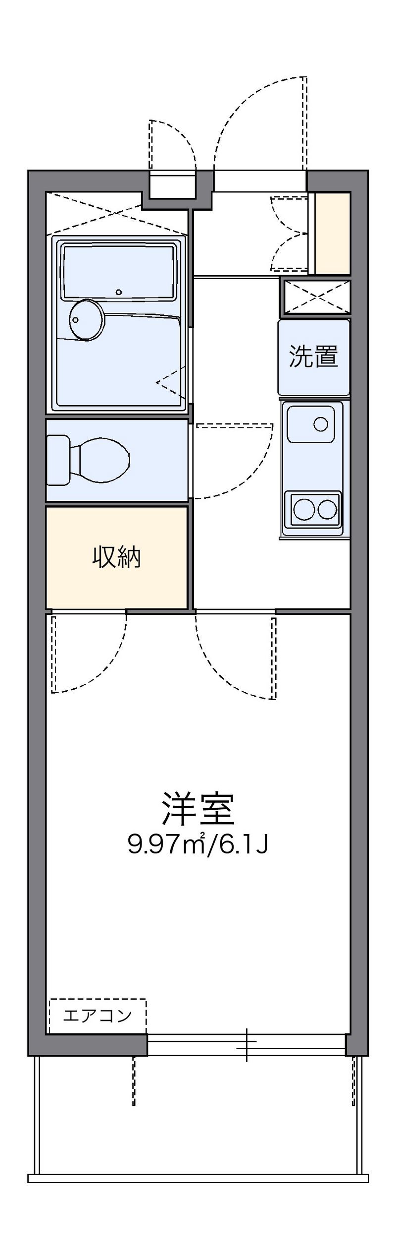 レオパレスアーク 間取図