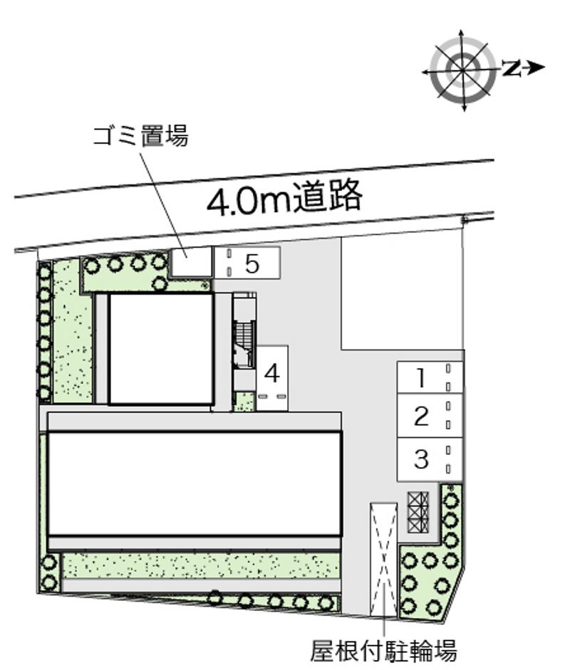 レオパレスレインボーステイツ 配置図