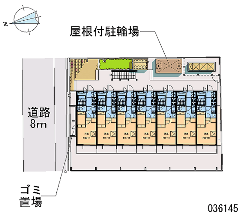 レオパレスＥ　サクセス 区画図