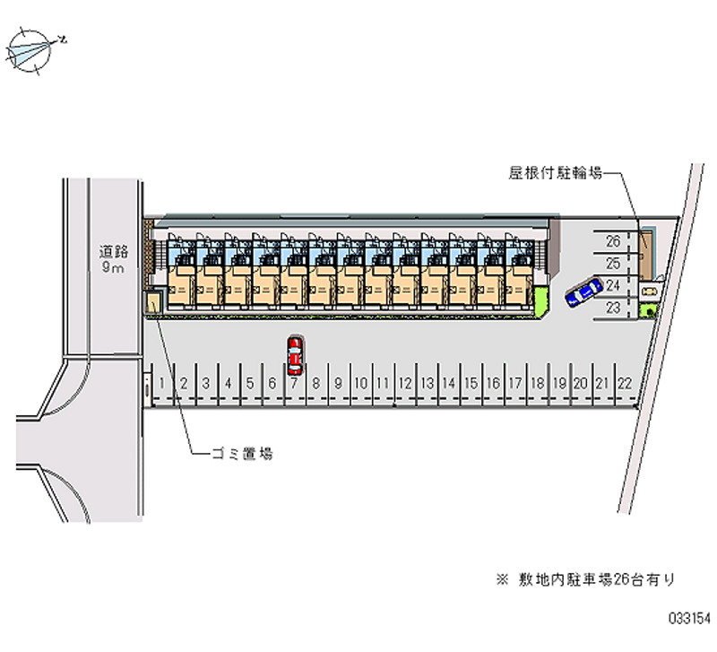 33154 Monthly parking lot