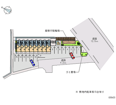 35423 Monthly parking lot