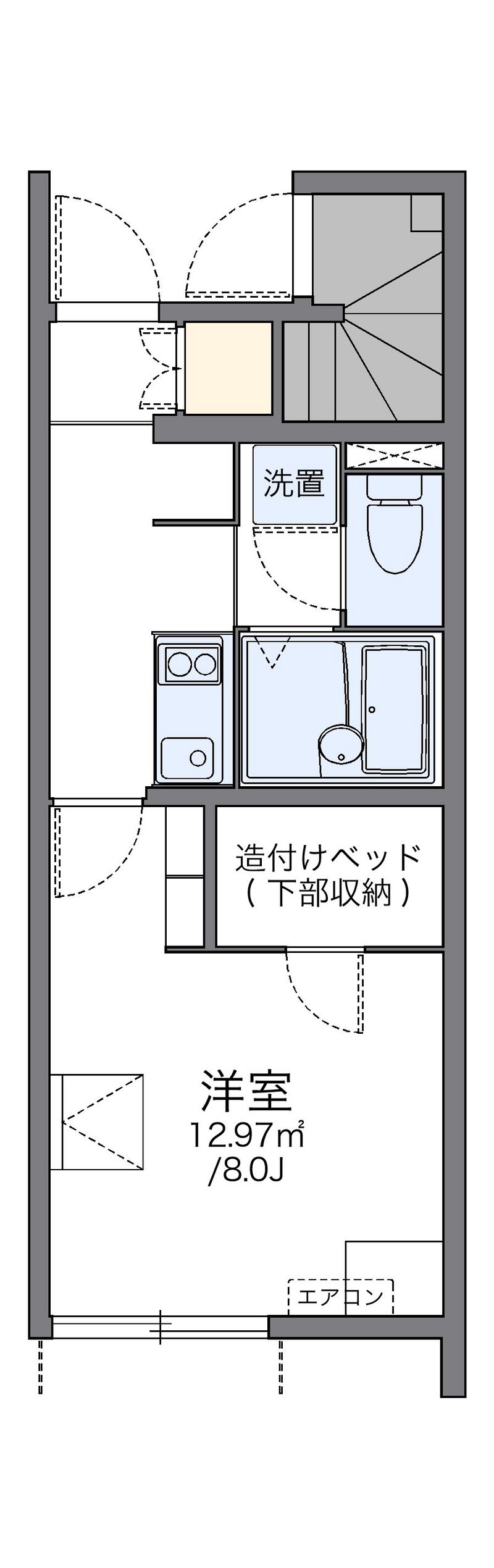 レオネクストオーガスタコート 間取図