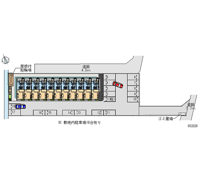 32328月租停車場