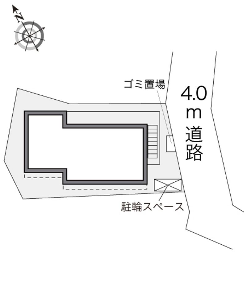 レオパレスエレガンテ 配置図
