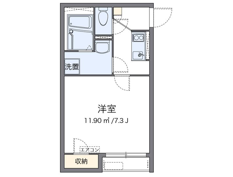 クレイノＢＲＯＯＫ 間取図