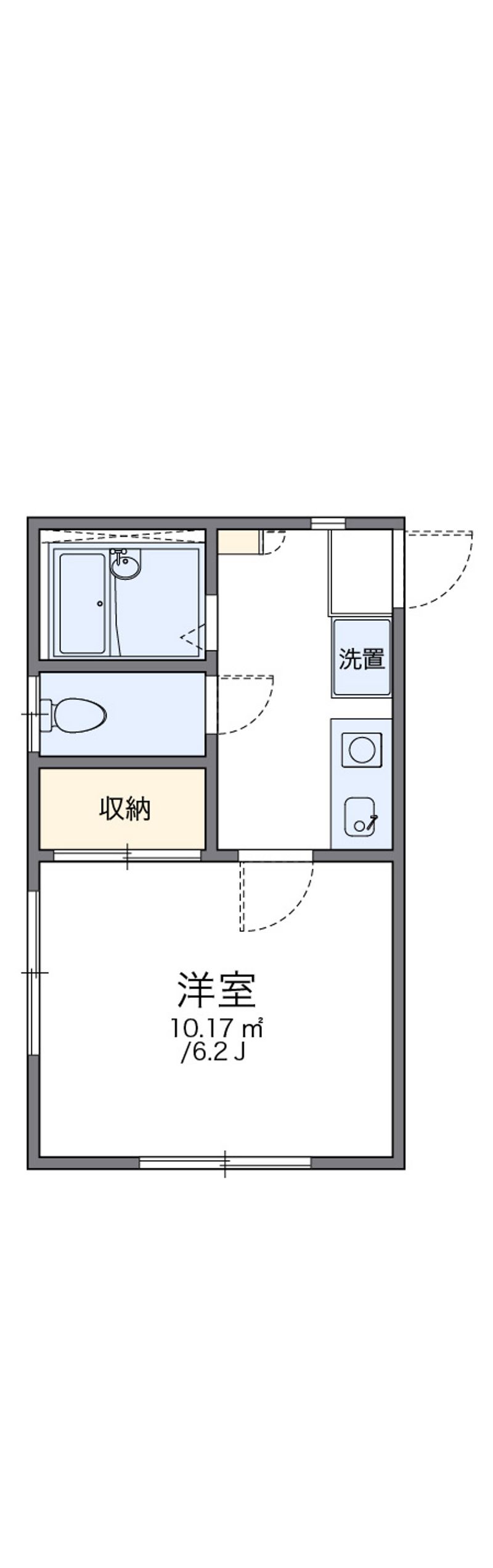 レオパレス米子 間取り
