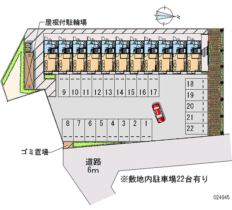 24945 Monthly parking lot