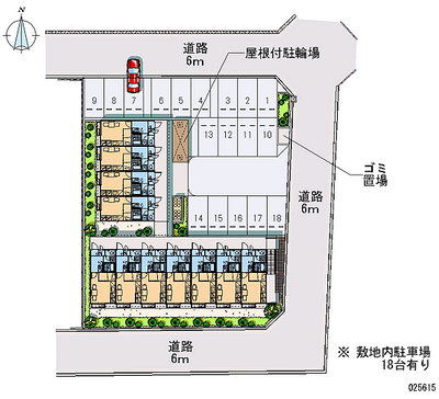 25615 Monthly parking lot