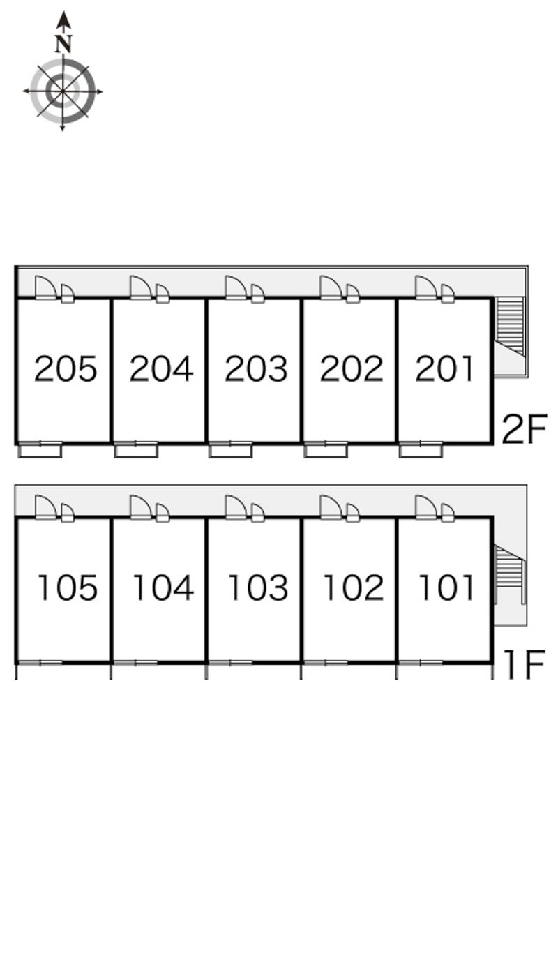 レオパレスグランドソレーユ・ジュン 間取配置図