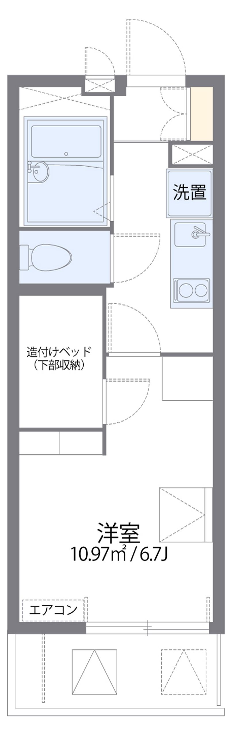 レオパレス東蟹屋 間取図
