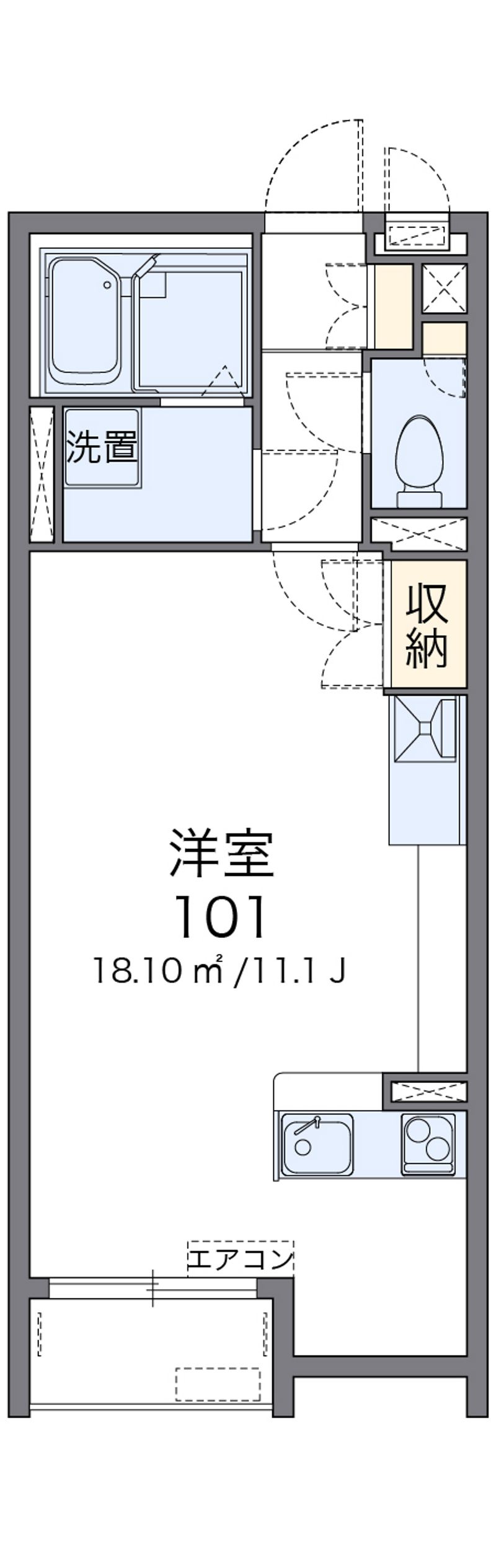 レオネクストオット 間取図