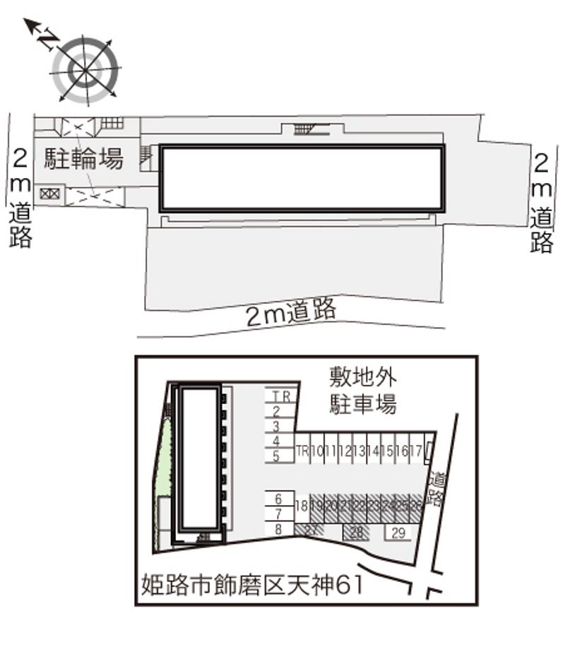 レオパレスプラージュ 配置図