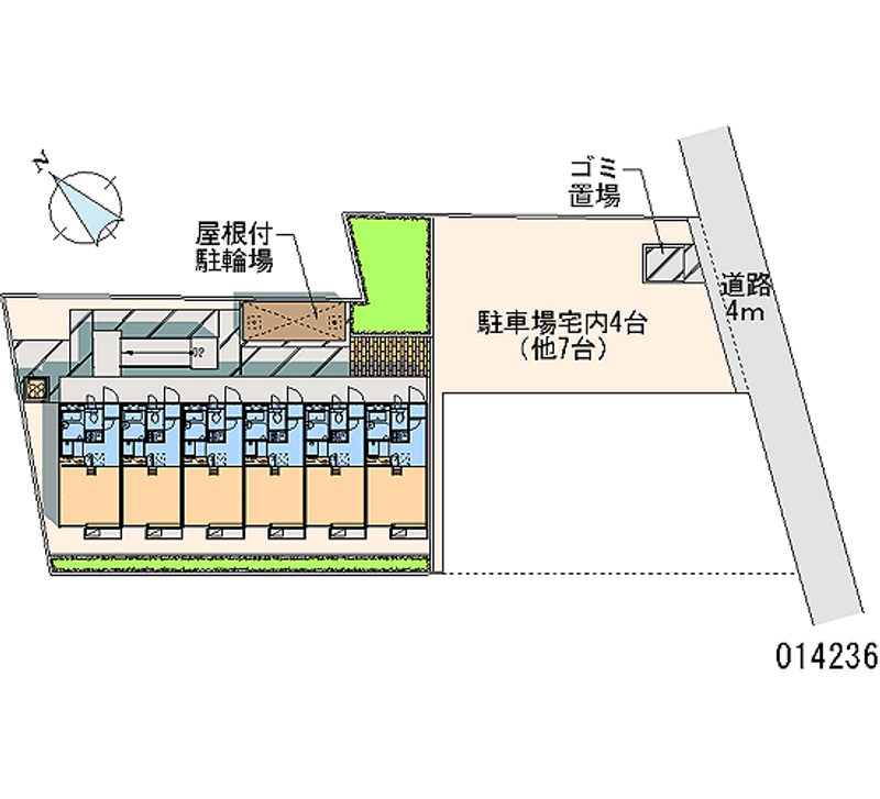 レオパレスヴィラージュ 月極駐車場