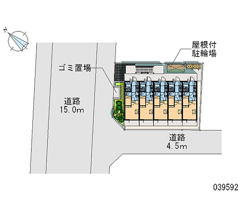 レオパレス七国館 区画図