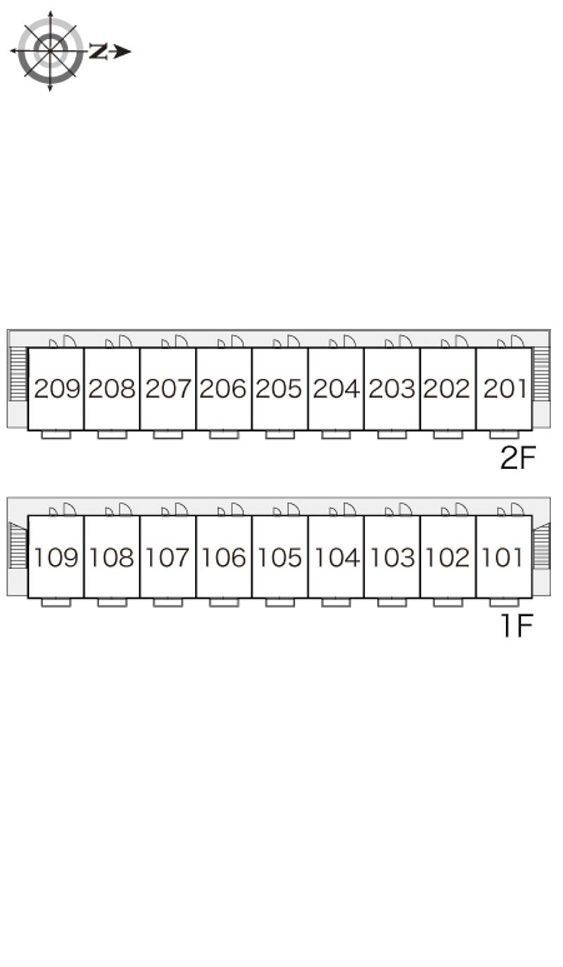 レオパレスサニーホームズ 間取り配置図