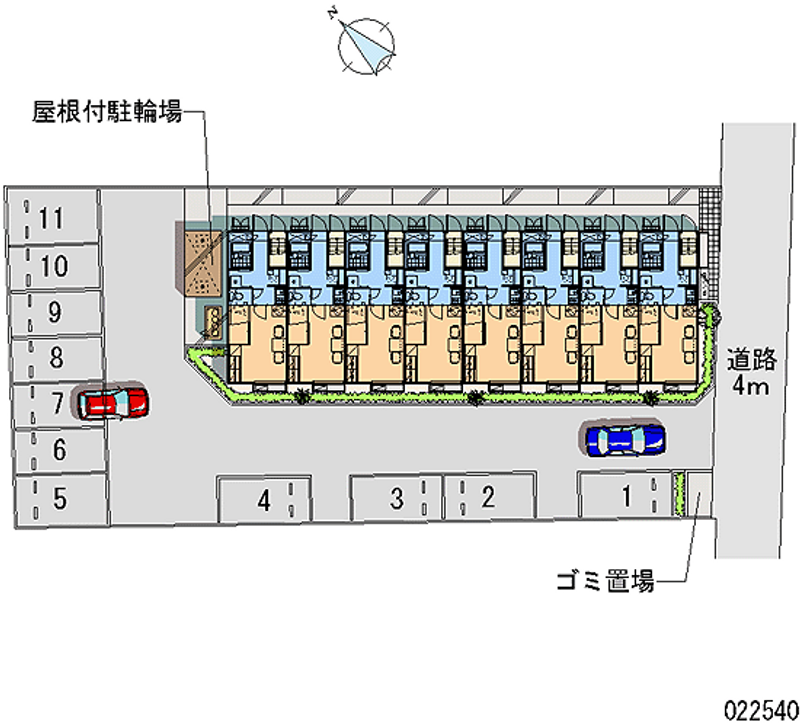 22540 Monthly parking lot