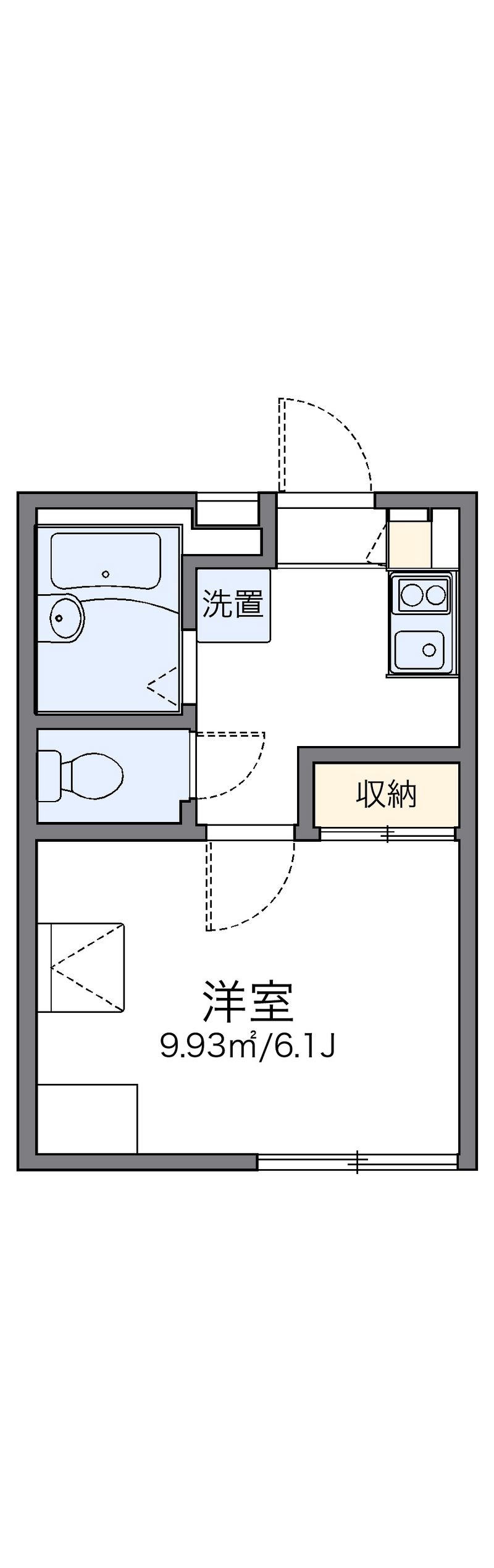 レオパレス豊 間取図
