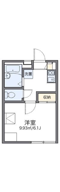 レオパレス豊 間取り図