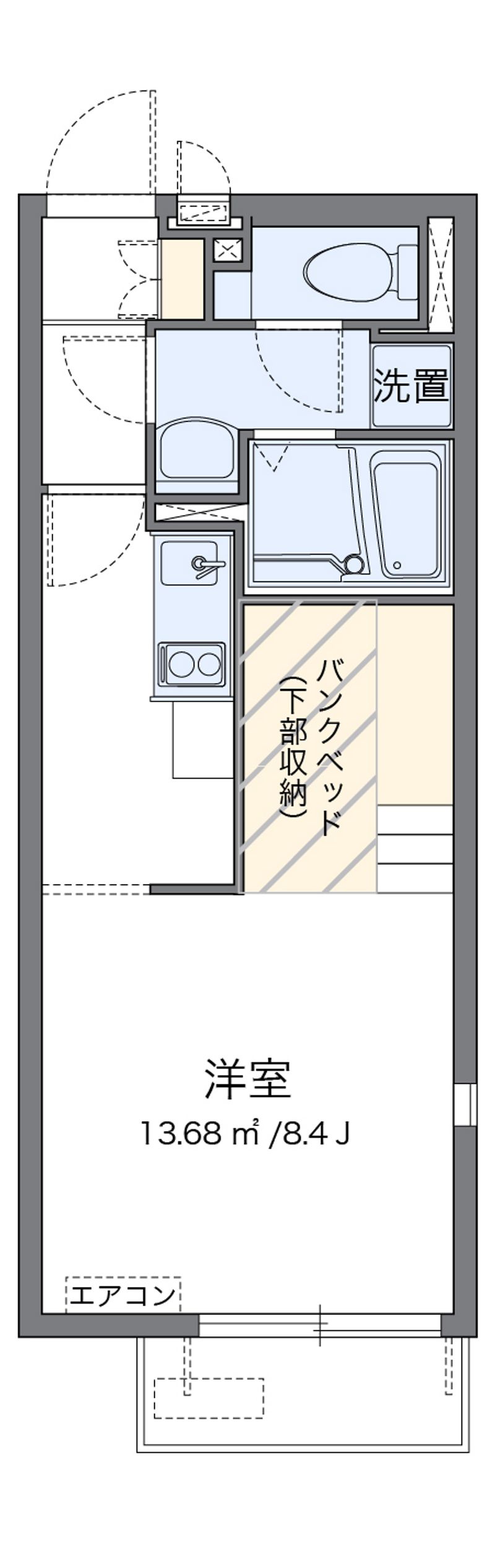 レオネクストポムールⅣ 間取図
