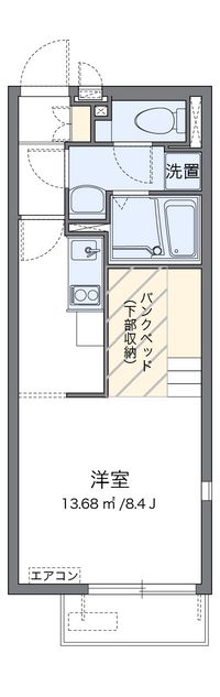 レオネクストポムールⅣ 間取り図