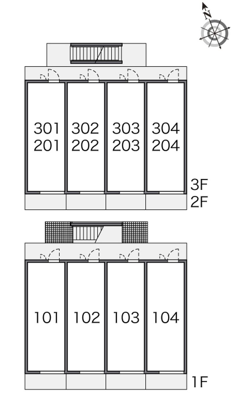 leopalace Lake Side Musashi Urawa 평면 배치도