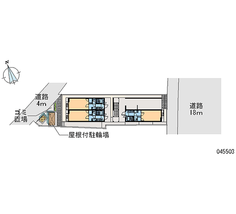 レオネクストエミライズ駅前 区画図