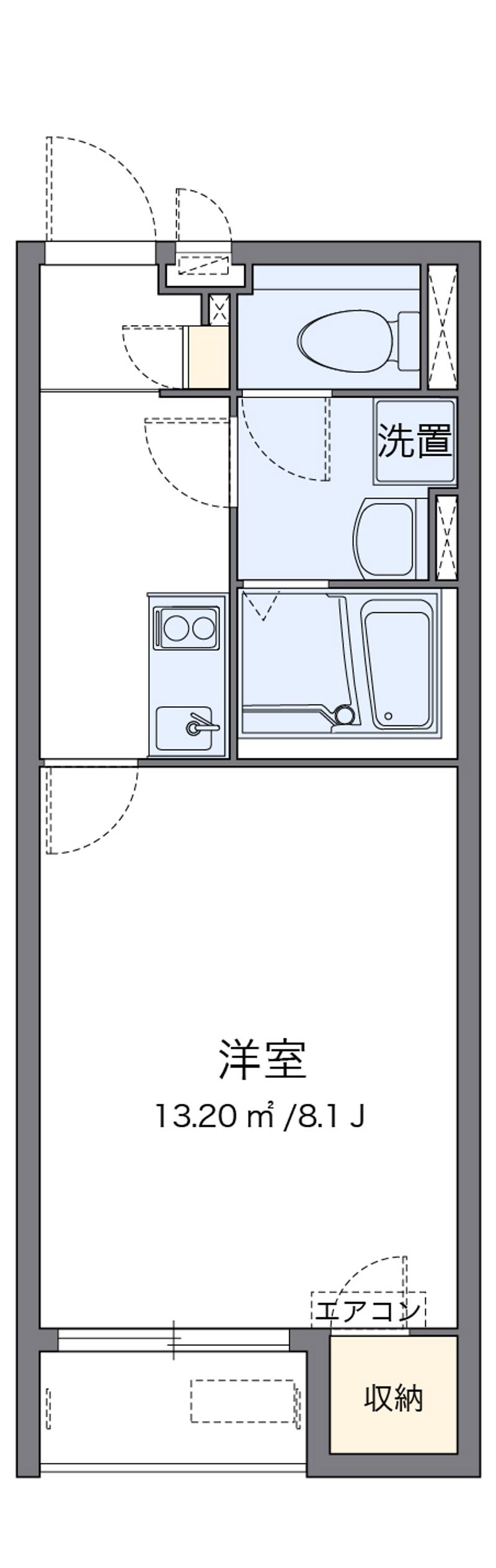 クレイノ田代昌町Ⅱ 間取図