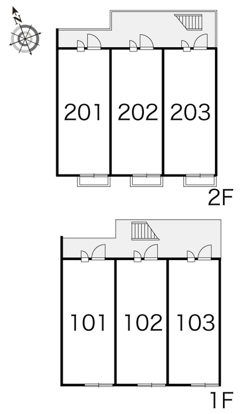 レオパレスレジリエンス 間取り配置図