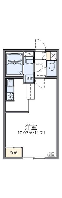 レオネクストフローラⅡ 間取り図