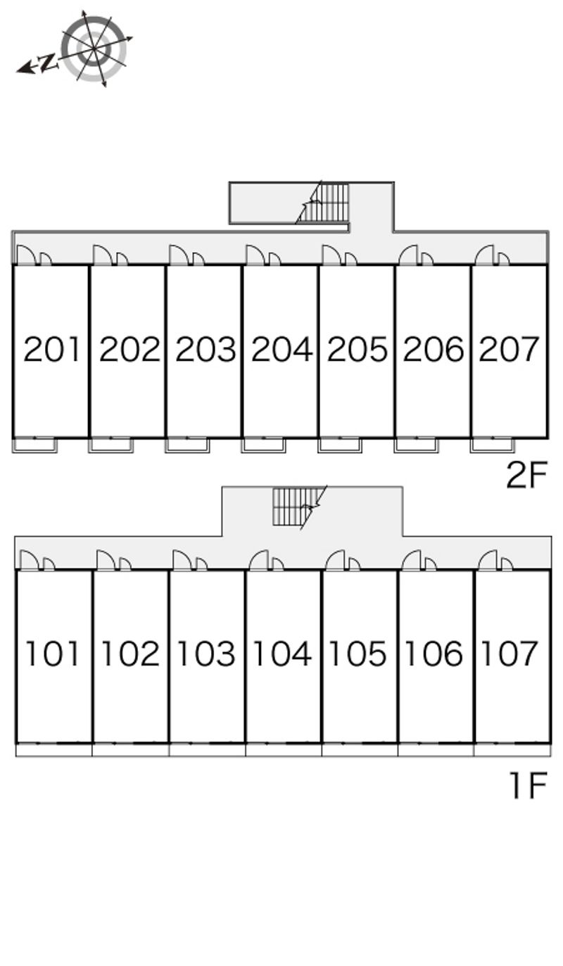 レオパレスサンエイ 間取配置図