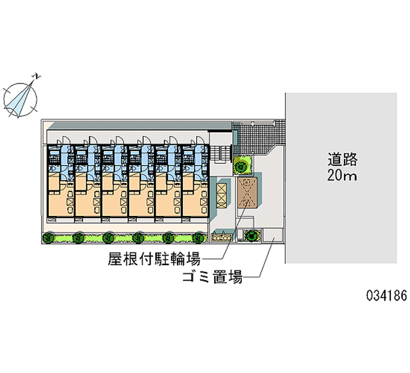 レオパレス新浜 区画図