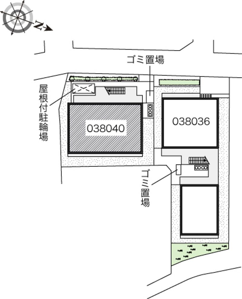 レオパレスサン六甲Ｂ 配置図