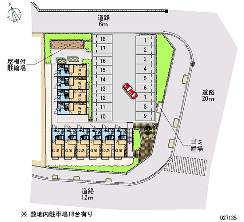 27135 Monthly parking lot