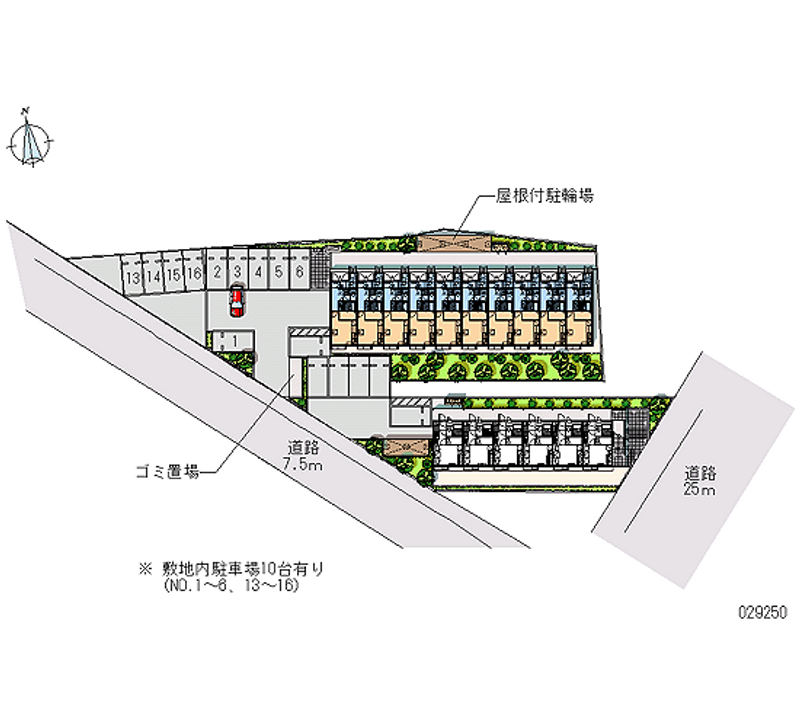 29250月租停车场