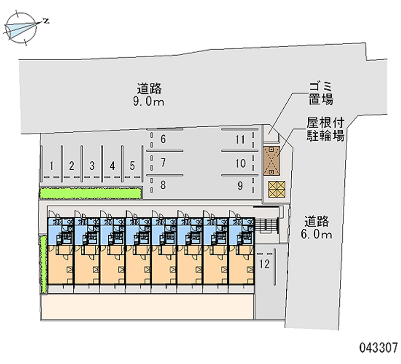 43307 Monthly parking lot