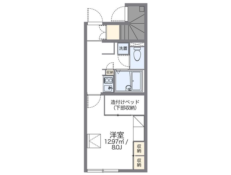 レオパレス柏田 間取図