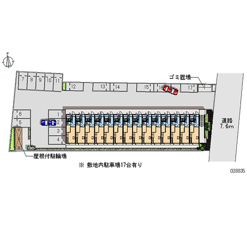 28835月租停車場