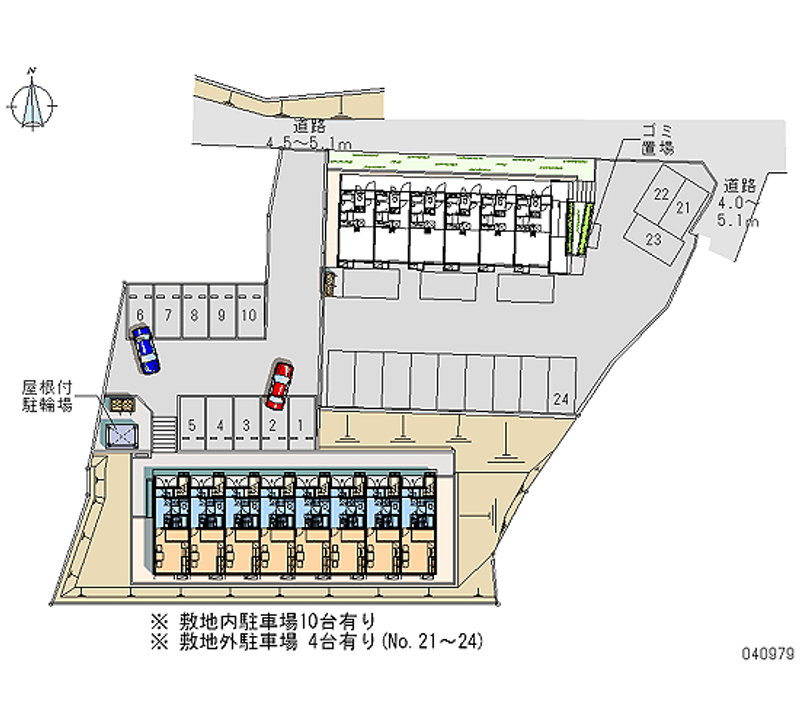 40979 Monthly parking lot