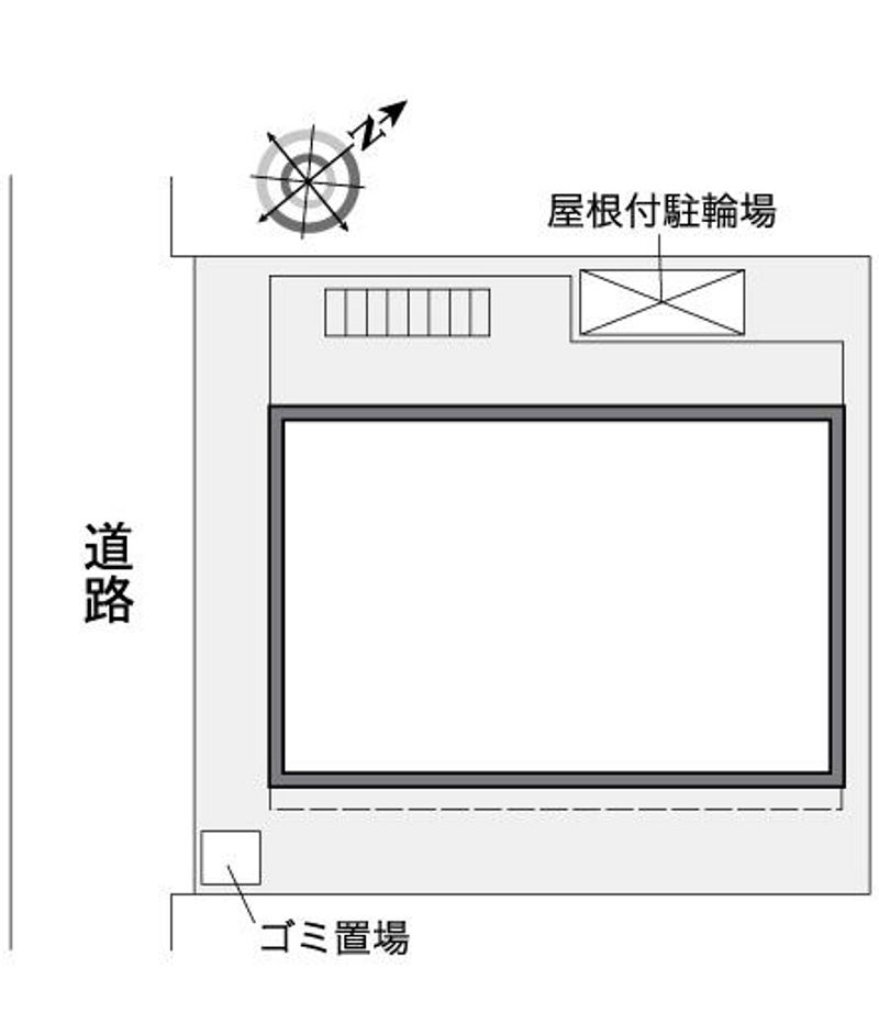 レオパレスエイト佃 配置図