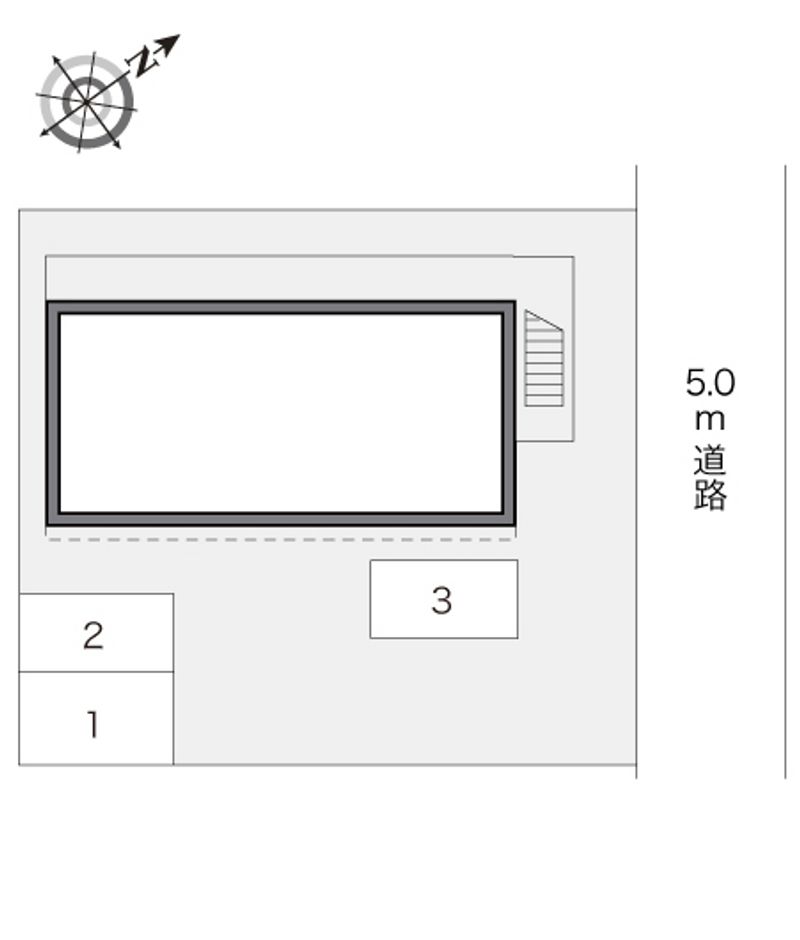 レオパレス向日葵 配置図