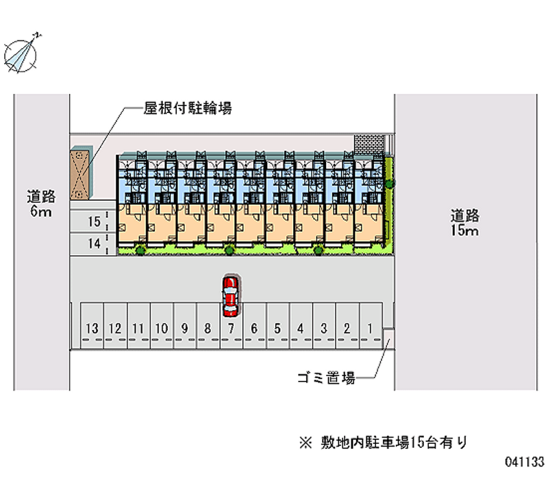 41133 Monthly parking lot