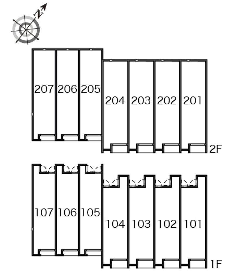 レオネクストセレノ 間取り配置図