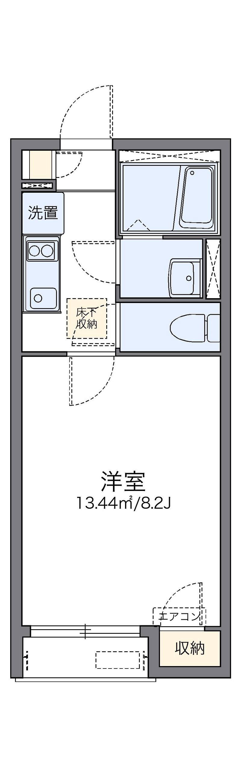 レオネクスト中長根 間取図